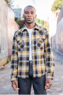 Iron Heart Ultra-Heavy Flannel - Crazy Check Yellow - Image 1